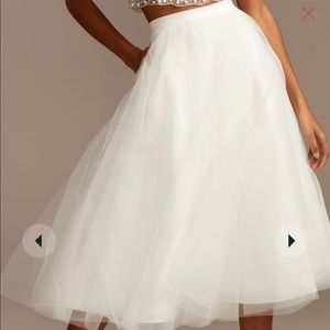 David’s Bridal Tulle Skirt